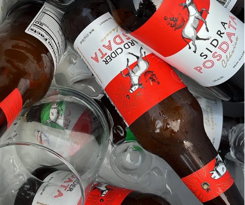 Manzanas mexicanas hechas sidra